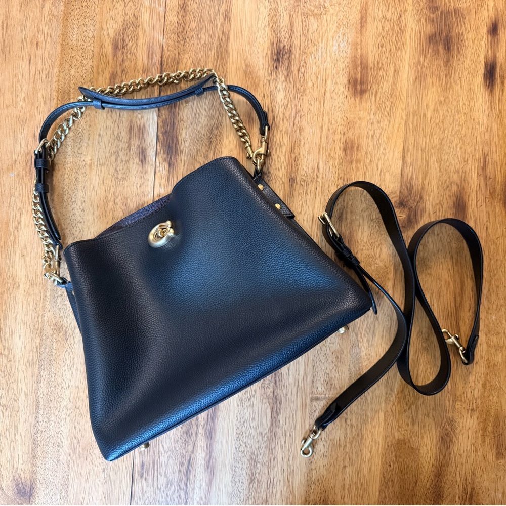 Black Coach Willow Purse (Shoulder/Crossbody)